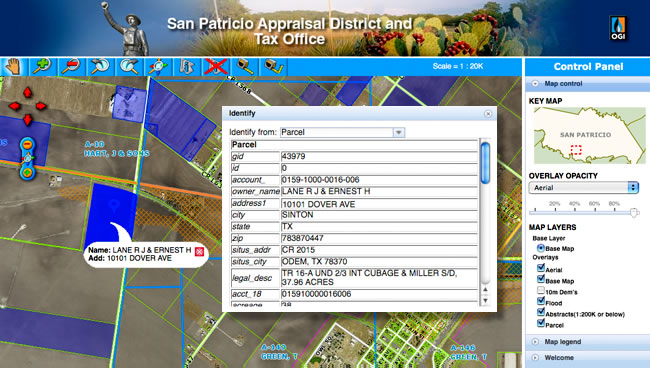 San Patricio County Map
